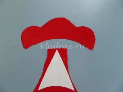 pălărie de pui de pânză cu mâinile
