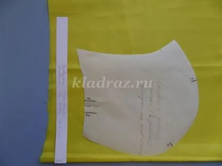 pălărie de pui de pânză cu mâinile