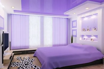 Lilac tavane suspendate