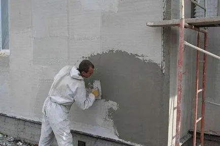 Stuc exterior, cu propriile lor mâini, și de regulile