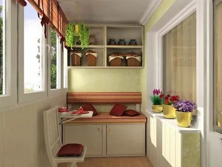 opțiuni de design balcon dulap, materiale și design, casa de vis