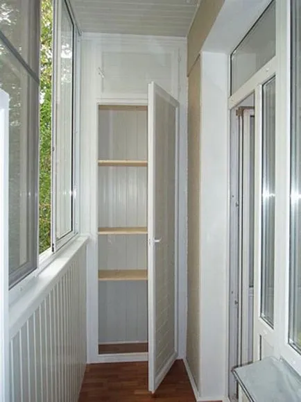 opțiuni de design balcon dulap, materiale și design, casa de vis