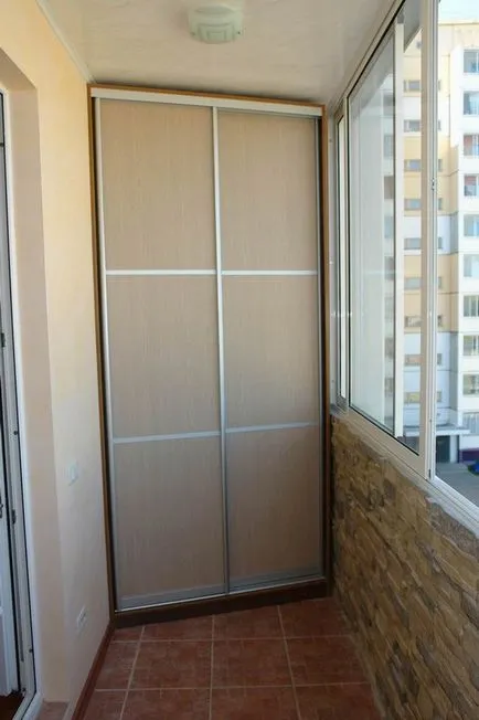 opțiuni de design balcon dulap, materiale și design, casa de vis