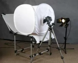 Echipament softbox pentru o mai bună iluminare în cadru