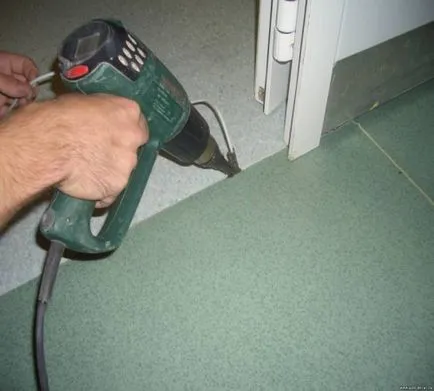 Compus articulații linoleum cu mâinile lor (compuse) Articulațiile de conexiune de linoleum cu propriile sale mâini