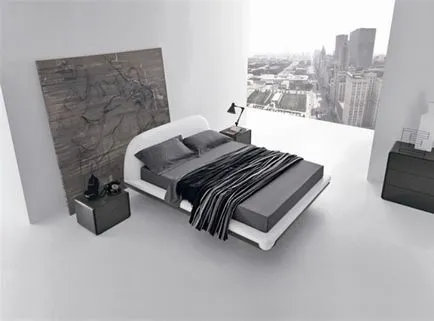 Dormitoarele în stil high-tech - design interior fotografie