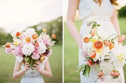 nunta moda buchet de primăvară de nunta