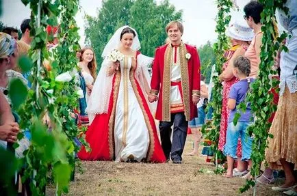nunta românească în stil - un scenariu bun, cu tradițiile și concursuri