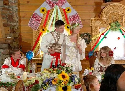 nunta românească în stil - un scenariu bun, cu tradițiile și concursuri