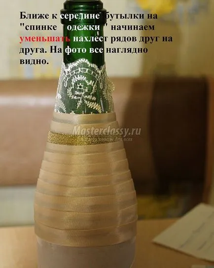 Nunta sticla de șampanie