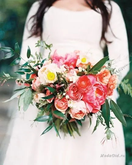 nunta moda buchet de primăvară de nunta