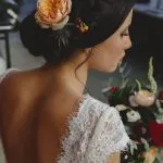 coafura nunta cu flori proaspete - exemple foto și video
