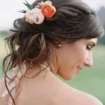 coafura nunta cu flori proaspete - exemple foto și video