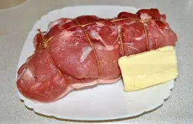 Carne de porc la cuptor în patiserie - pas cu pas fotoretsept