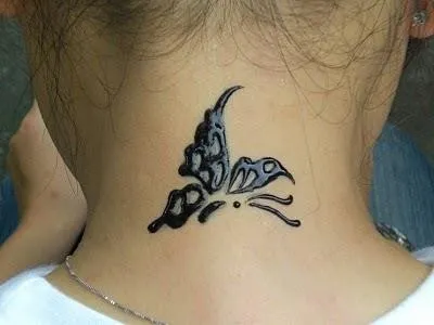 Tatuaje pe gat, valoarea și tatuaje foto pentru bărbați și femei