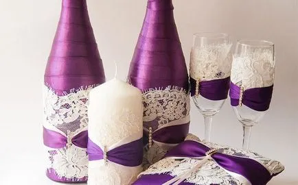 decorare nunta de panglici de satin