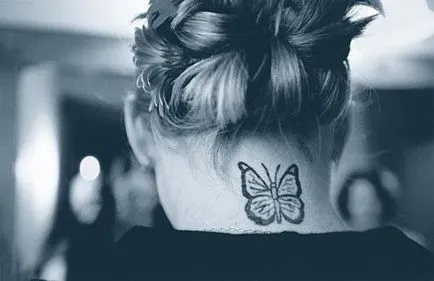 Tatuaje pe gat, valoarea și tatuaje foto pentru bărbați și femei