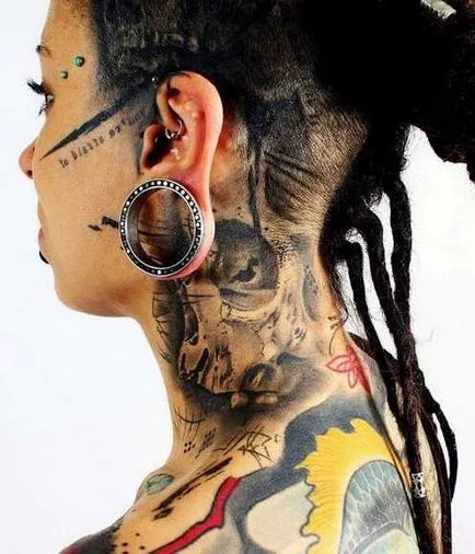 Tatuaje pe valoarea gât tatuaj, 58 fotografii, schițe (tatuaj) Tatuaje pe valoarea gâtului tatuaj, 58 de fotografii, schițe