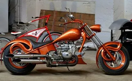 motocicleta Tuning Ural - direcție diferită (Ural motocicleta tuning) motocicleta Tuning Ural - direcție diferită