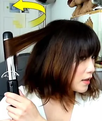 căpușă, Styling (curling) fotografie val pe verticală și orizontală a părului, modul de a face spirala