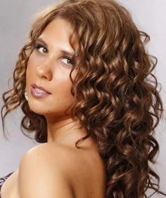 căpușă, Styling (curling) fotografie val pe verticală și orizontală a părului, modul de a face spirala