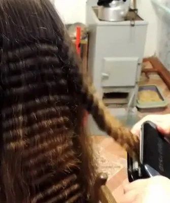 căpușă, Styling (curling) fotografie val pe verticală și orizontală a părului, modul de a face spirala