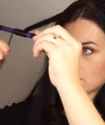 căpușă, Styling (curling) fotografie val pe verticală și orizontală a părului, modul de a face spirala