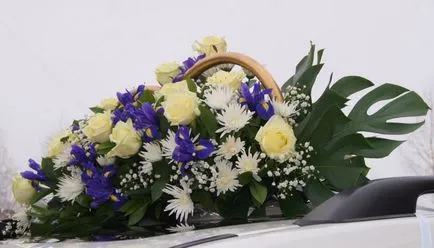 decorare auto pentru fotografii de nunta si idei