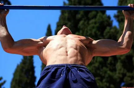 Exerciții de pe bara orizontală pe toate grupele musculare pentru începători și avansați fete si baieti