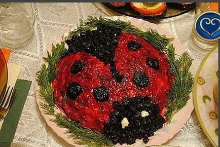 Salata decor pentru vacanță retete cu fotografii - 8 linguri