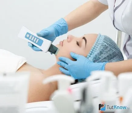 Cu ultrasunete tehnica peeling beneficii feței, rezultatul