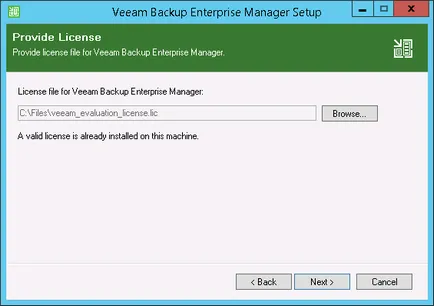 Instalare și configurare veeam Backup Manager Enterprise - scenarii de bază pentru VMWare