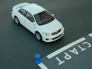 Accesul la garaj în sens invers