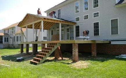Veranda la casa cu propriile sale mâini proiectelor, fotografiile de idei interesante (lor) Veranda la casa cu propriile sale mâini proiectele, fotografiile idei interesante