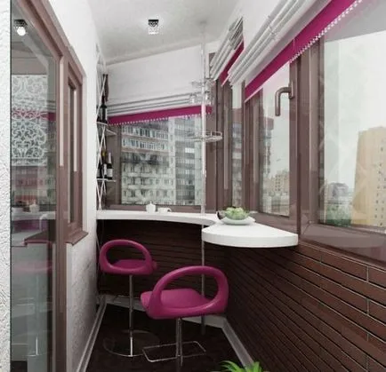 Alegerea balcon de design, exemple de fotografii de culori finisajele interioare balcoane frumoase, și
