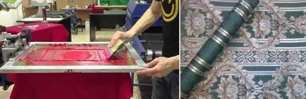 tapet de vinil și de serigrafie este diferența