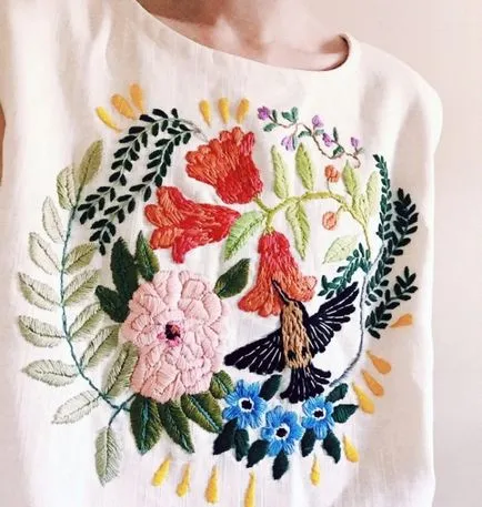 Broderie cu mâinile lor - 52 fotografie beneficii incrementale lucru manual