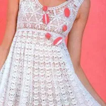 Sarafane, moevjazanie Crochet