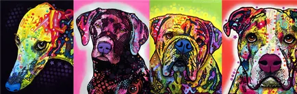 Artist Dean Russo, portretist de câini, protecție pitbull, povestiri scurte Dachshund lungi (câini) Artist Dean Russo, portretist de câini, protecție pitbull, povestiri scurte Teckel lung