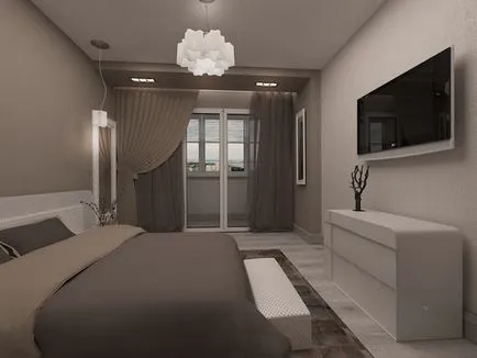 Stilul Hi-tech în internera dormitor fotografie cască de design (foto) Stilul Hi-tech în dormitor fotografie căști de design internera