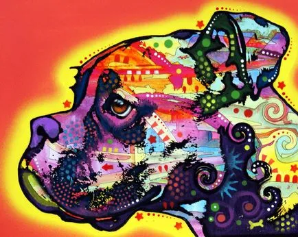 Artist Dean Russo, portretist de câini, protecție pitbull, povestiri scurte Dachshund lungi (portrete) Artist Dean Russo, portretist de câini, protecție pitbull, povestiri scurte Teckel lung