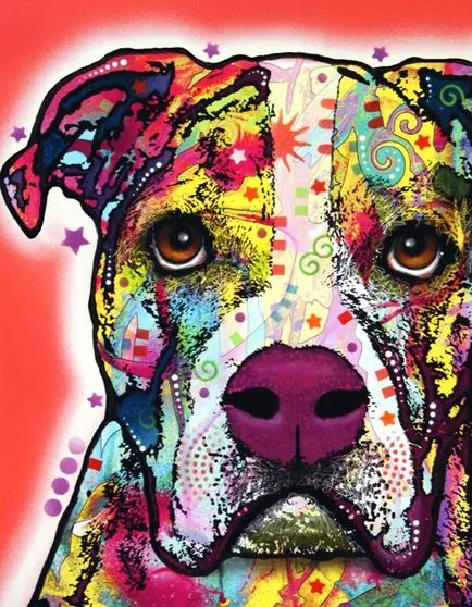 Artist Dean Russo, portretist de câini, protecție pitbull, povestiri scurte de taxi lung (artist) Artist Dean Russo, portretist de câini, protecție pitbull, povestiri scurte Teckel lung