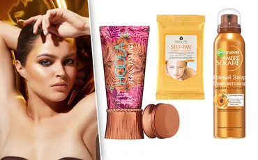 Tan fără bronzare, bronzare, creme și mijloace, revista cosmopolită