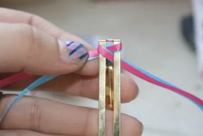 Clipuri cu arcuri mâinile lor, flori de panglici de satin, decor clipuri pentru elasticelor parul