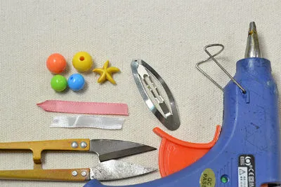Clipuri cu arcuri mâinile lor, flori de panglici de satin, decor clipuri pentru elasticelor parul
