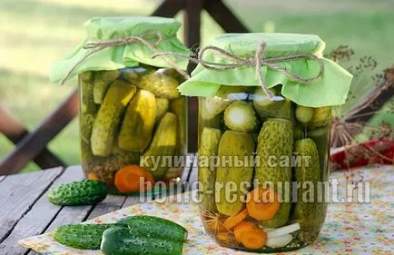 Pregătirile pentru iarnă a „rețete de aur“ castravetelui