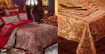 Jacquard - ce tesatura descrierea, compoziția, proprietăți și îngrijire - pânză