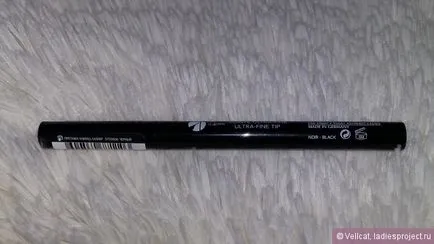 dermatograf lichid stilou pentru a stăpâni ochi precise (nuanță neagră) din Maybelline - comentarii, fotografii și