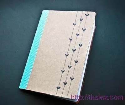 10 idei de design de notebook-uri și jurnale cu propriile lor mâini