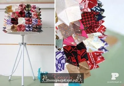 32 idei pentru umbra cu mâinile lor - cum de a decora o lampă de masă abajur sau podea idei lampă